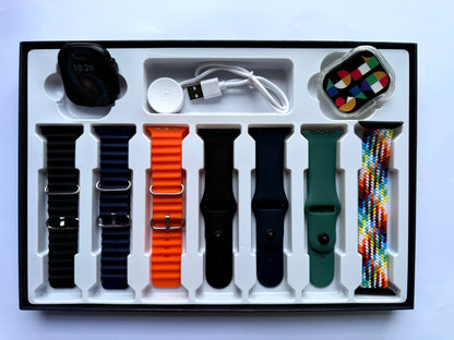 🎉🚨 Smart Watch 9 en 1 🚨🎉 Modelo y fabricación 2026 Ultra 3, Pantalla Amoled IP68 resistente al agua💦 y al polvo💨